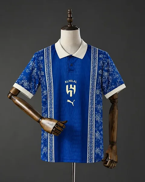 Polo Al-Hilal 26/27 Lifestyle Azul-Marinho
