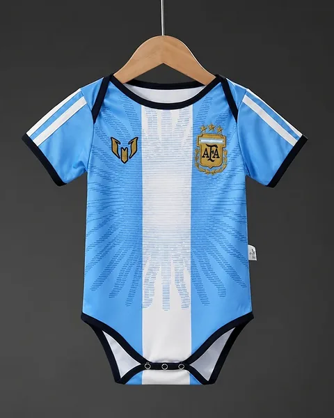 Body de Bebé Argentina 2026 Edição Especial Messi #10