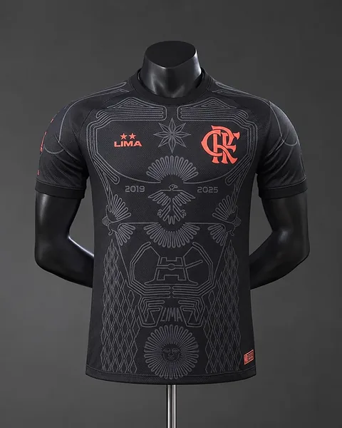 Camisola Flamengo 26/27 Edição Especial Preta Versão Jogador