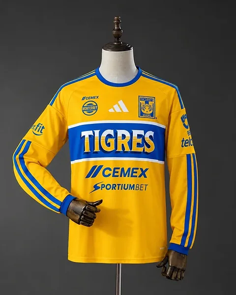 Camisola Tigres UANL 26/27 Principal Manga Comprida
