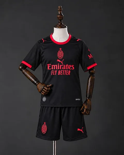 Kit Criança AC Milan 26/27 Terceira
