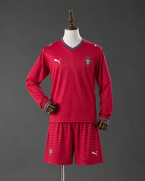 Kit Criança Portugal 2026 Principal Manga Comprida