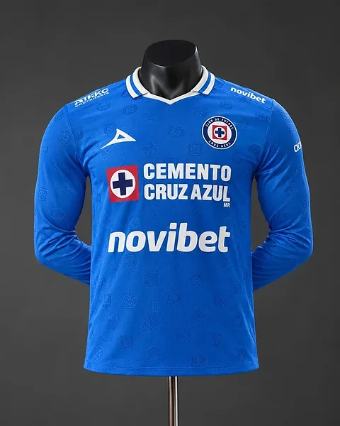 Camisola Cruz Azul 26/27 Principal Versão Jogador Manga Comprida