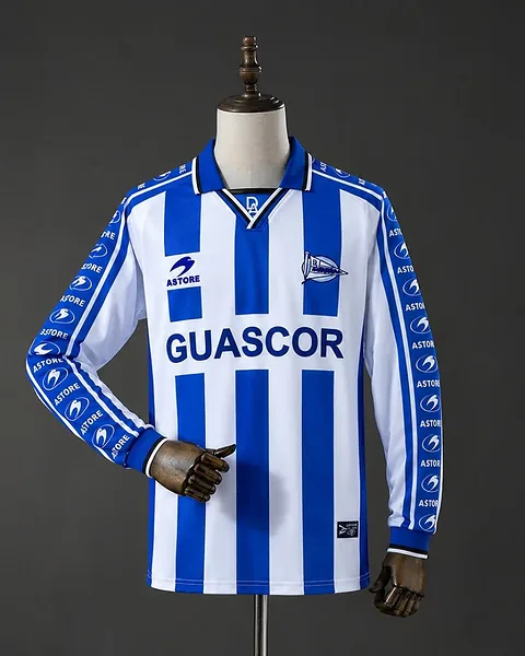 Camisola Retro Alavés 1998/99 Principal Manga Comprida