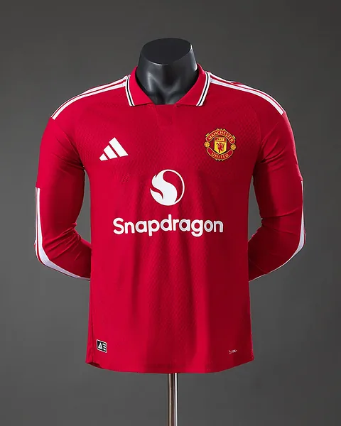 Camisola Manchester United 26/27 Principal Versão Jogador Manga Comprida
