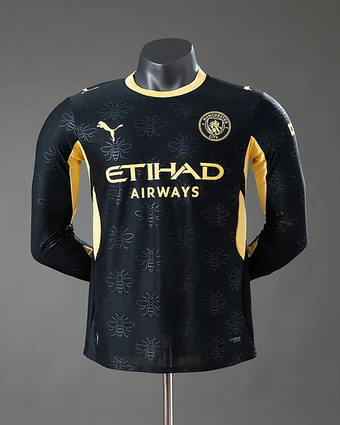 Camisola Manchester City 26/27 Alternativa Versão Jogador Manga Comprida