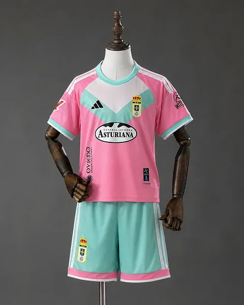 Kit Criança Real Oviedo 26/27 Alternativa