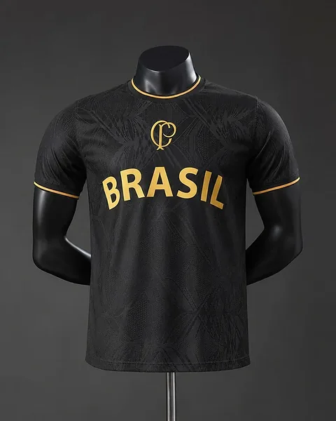 Camisola Corinthians 26/27 Edição Especial Preta Versão Jogador