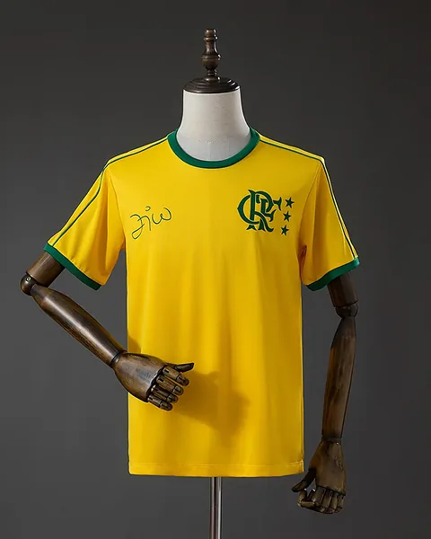 Camisola Flamengo 26/27 Mundial Zico Amarela