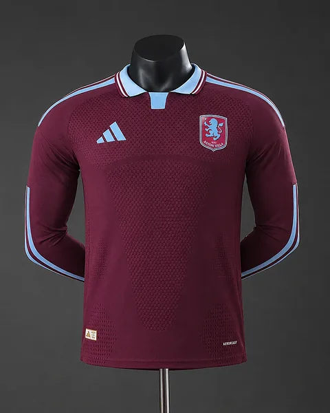 Camisola Aston Villa 26/27 Principal Versão Jogador Manga Comprida