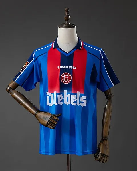 Camisola Retro Fortuna Düsseldorf 1998 Alternativa