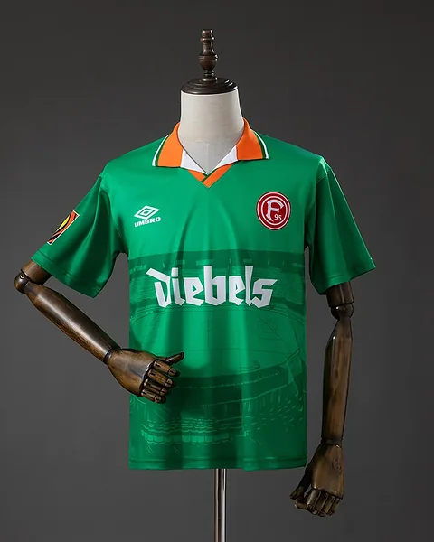 Camisola Retro Fortuna Düsseldorf 1996 Alternativa