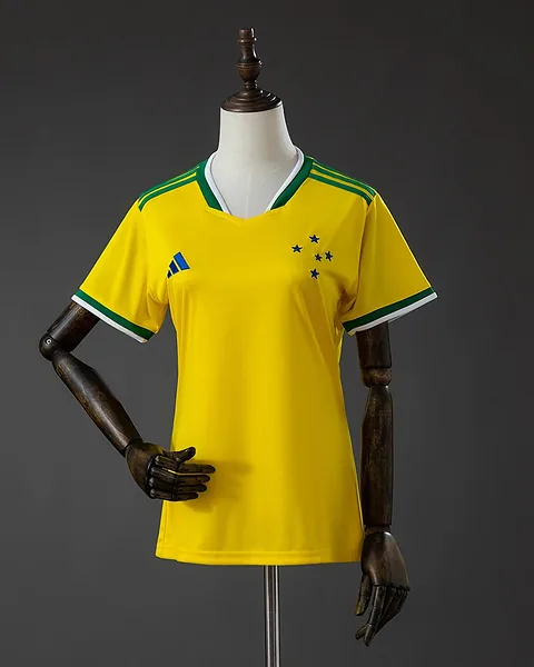 Camisola Cruzeiro 26/27 Edição Especial Amarela Mulher