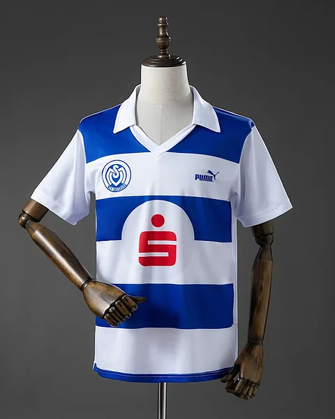 Camisola Retro MSV Duisburg 1990/91 Principal