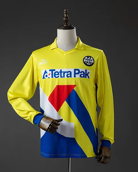 Camisola Retro Eintracht Frankfurt 1993/96 Alternativa Manga Comprida