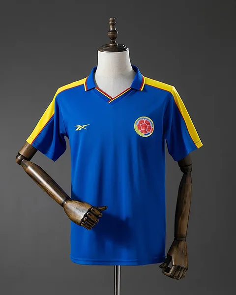 Camisola Retro Colômbia 1998 Alternativa
