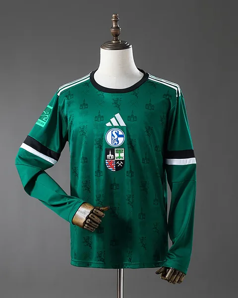 Camisola Schalke 04 25/26 Comemorativa Verde Manga Comprida
