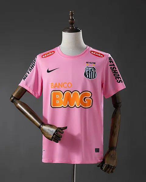 Camisola Retro Santos 12/13 Rosa