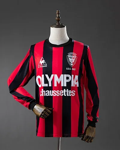 Camisola Retro Nice 1977/78 Principal Manga Comprida
