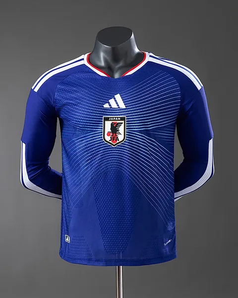 Camisola Japão 2026 Principal Versão Jogador Manga Comprida