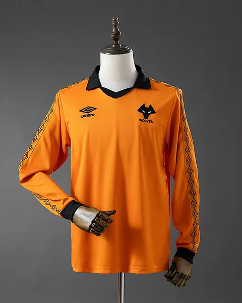 Camisola Retro Wolverhampton 1980/81 Principal Manga Comprida