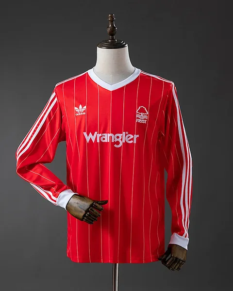 Camisola Retro Nottingham Forest 1982/84 Alternativa Manga Comprida