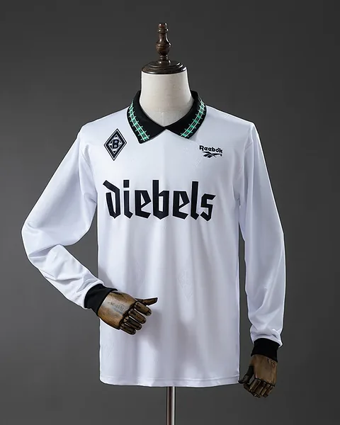Camisola Retro Borussia Mönchengladbach 1995/96 Principal Manga Comprida
