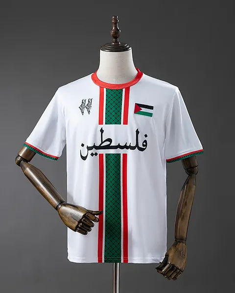 Camisola Palestina 2025 Edição Especial Branca