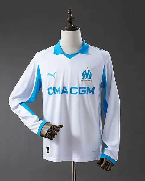 Camisola Olympique de Marselha 25/26 Principal Manga Comprida