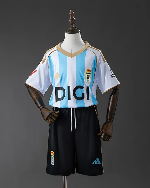 Kit Criança Real Oviedo 25/26 Terceira