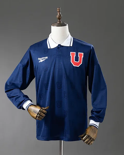 Camisola Retro Universidad de Chile 1998 Principal Manga Comprida