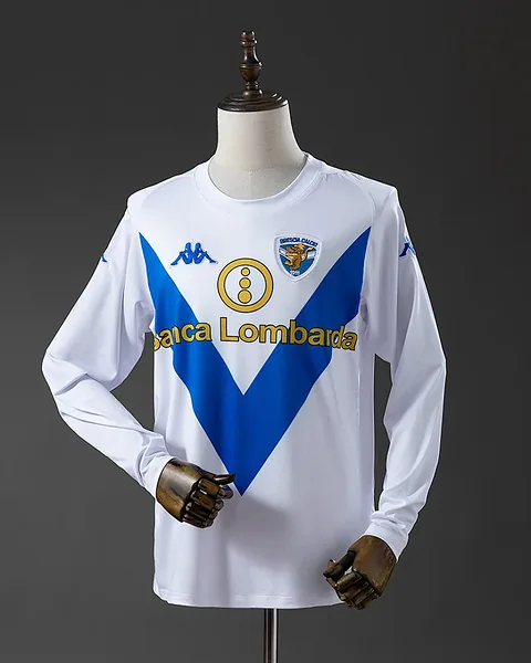 Camisola Retro Brescia 2003 Alternativa Manga Comprida
