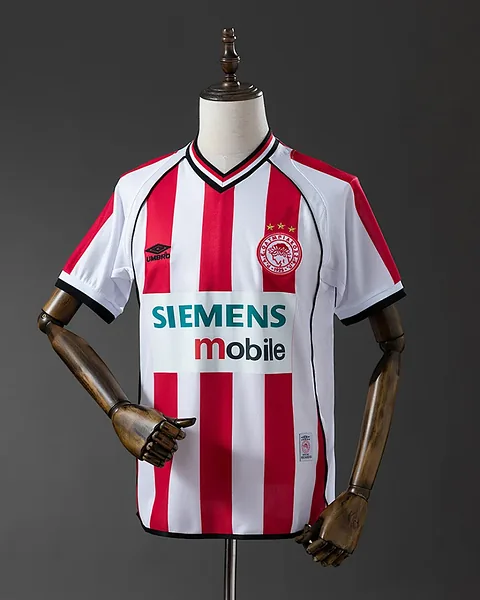 Camisola Retro Olympiacos 2001/02 Principal
