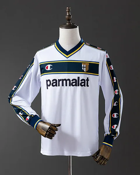 Camisola Retro Parma 2002/03 Alternativa Manga Comprida
