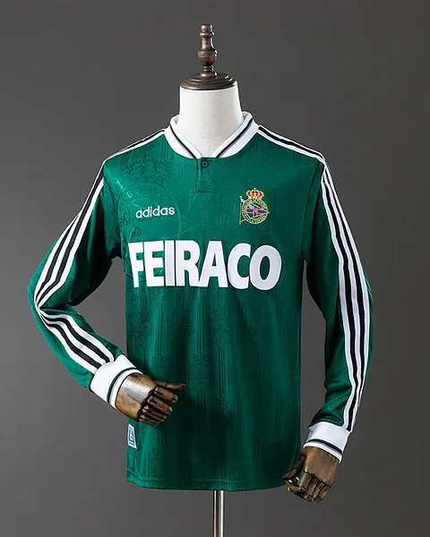 Camisola Retro Deportivo da Corunha 1999/00 Alternativa Manga Comprida
