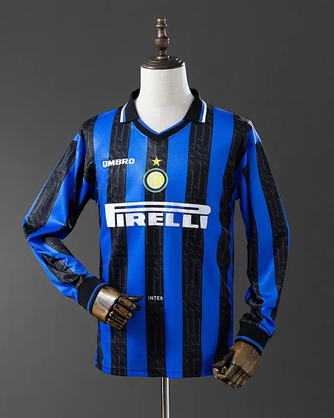 Camisola Retro Inter de Milão 1997/98 Principal Manga Comprida