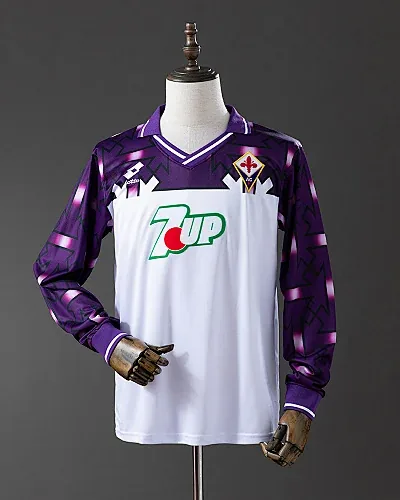 Camisola Retro Fiorentina 1992/93 Alternativa Manga Comprida