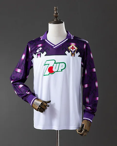 Camisola Retro Fiorentina 1992/93 Alternativa Manga Comprida