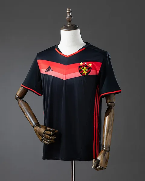 Camisola Retro Sport Recife 2016 Preta