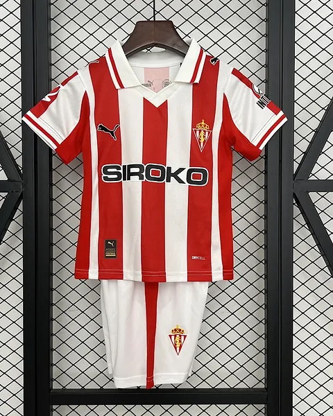 Kit Criança Sporting de Gijón 25/26 Principal