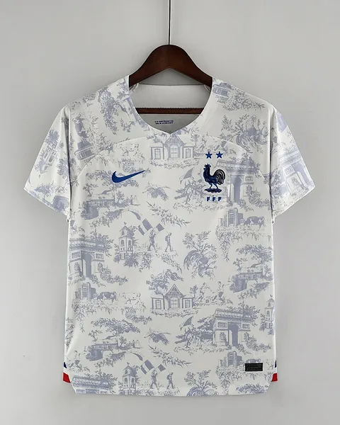 Camisola Retro França 2022 Alternativa Mundial