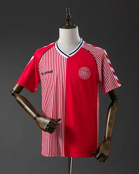 Camisola Retro Dinamarca 1986 Principal
