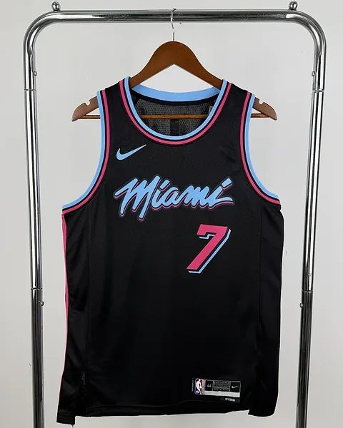 Camisola NBA Miami Heat Giannis Antetokounmpo #7 Preta