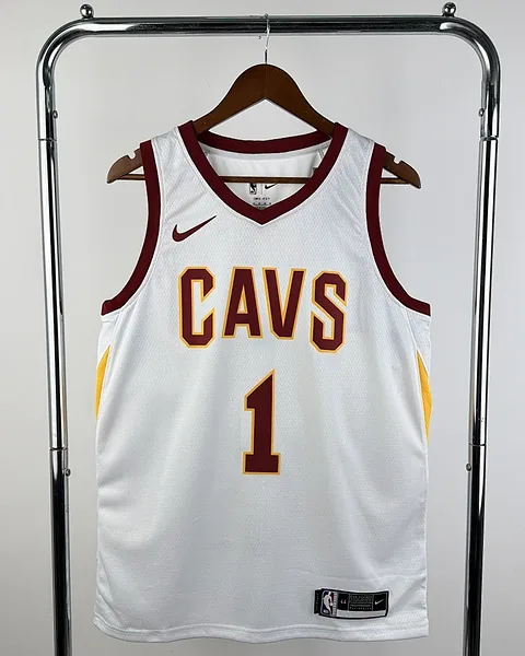 Camisola NBA Cleveland Cavaliers James Harden #1 Branca