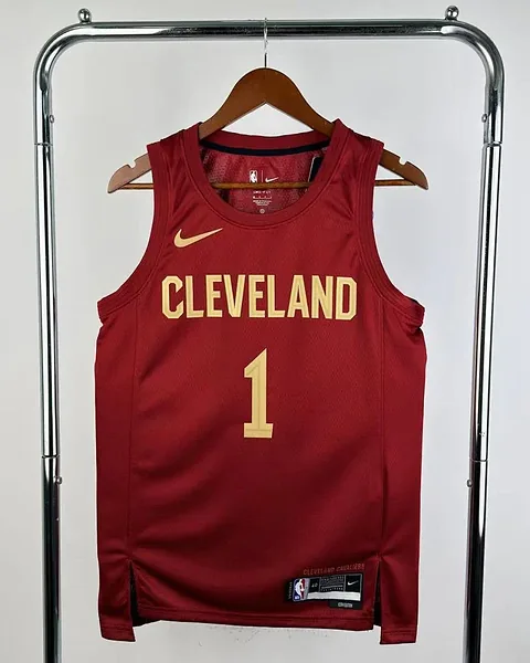 Camisola NBA Cleveland Cavaliers James Harden #1 Vermelha 2023