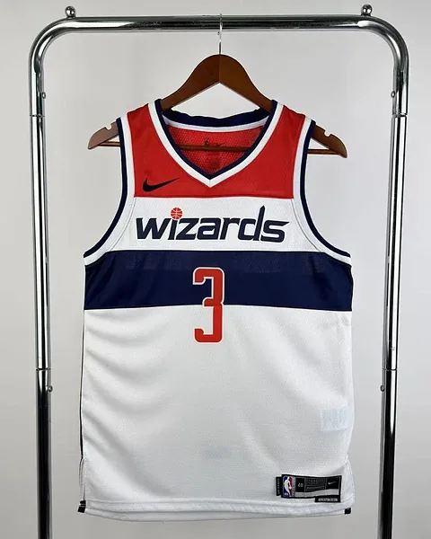 Camisola NBA Washington Wizards Trae Young #3 Branca 2023