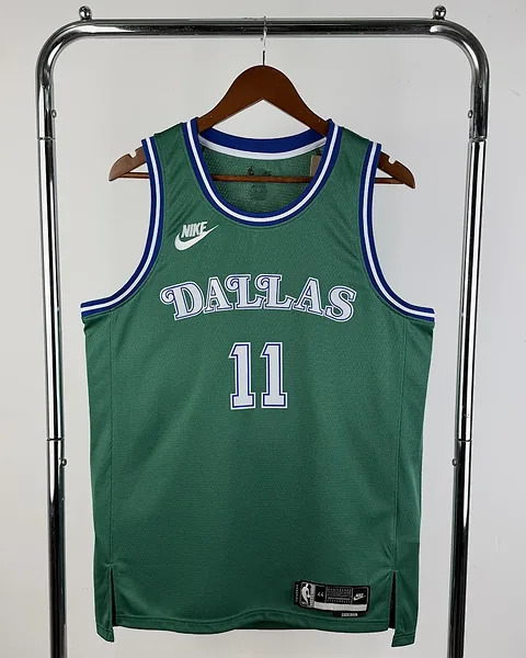 Camisola NBA Dallas Mavericks Kyrie Irving #11 Retro Edição Especial Verde 2026