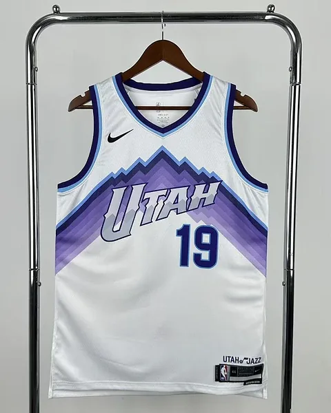 Camisola NBA Utah Jazz #19 Branca 2026