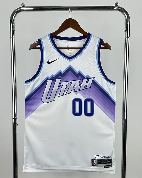 Camisola NBA Utah Jazz #00 Branca 2026