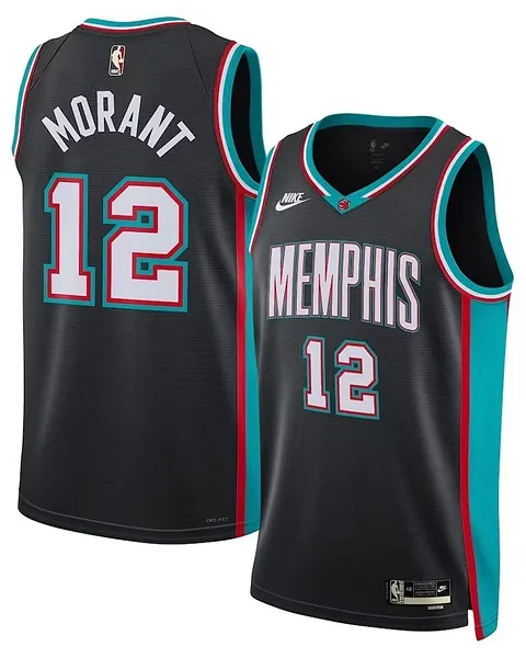 Camisola NBA Memphis Grizzlies Ja Morant #12 Retro Edição Especial 2026
